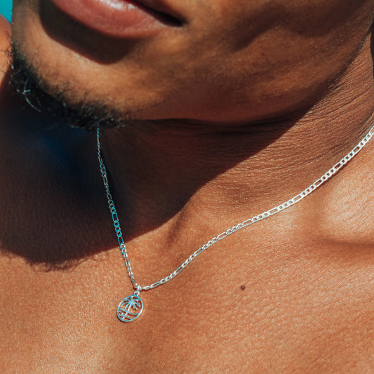 Mar Chiquita | Medium Sterling Silver Figaro Chain